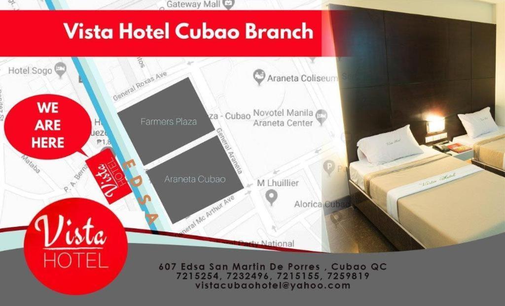 Vista Hotel Cubao Quezon City Kültér fotó